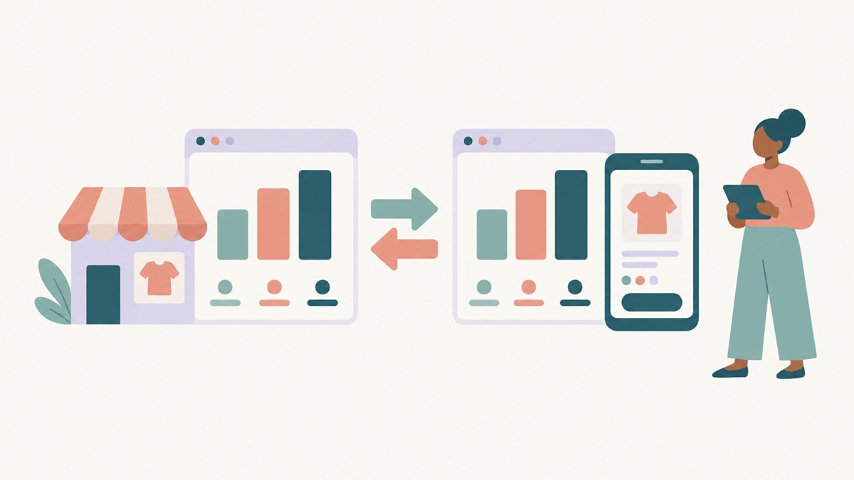 Shopify-rapporter og SendRCS-statistik holdt synkroniseret for samme kampagne
